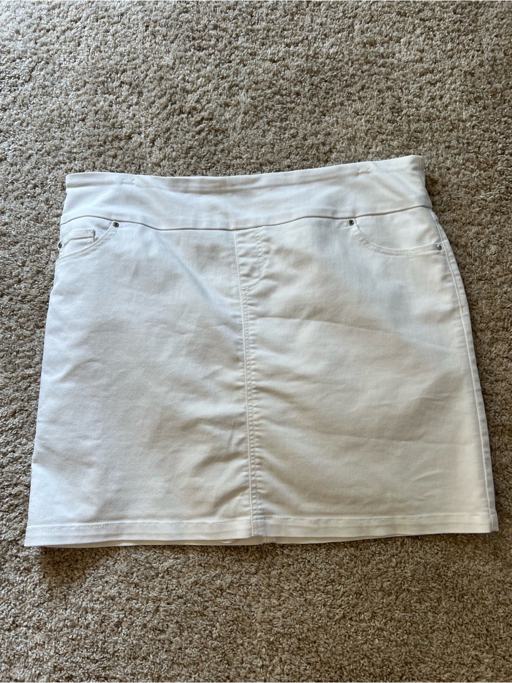 Classic White Women’s Denim Skort